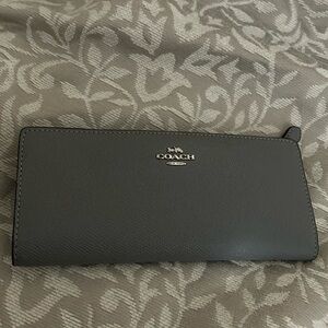 Blue coach wallet